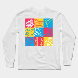 pattern culture java Long Sleeve T-Shirt